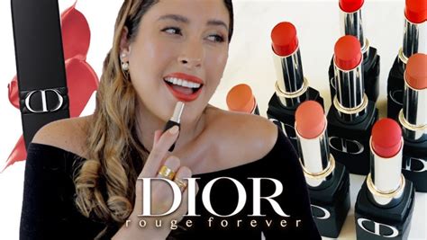 dior transfer proof lipstick swatches|dior forever swatches.